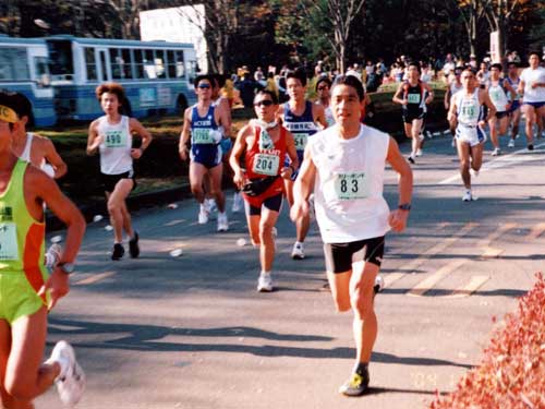 余裕余裕の６km付近